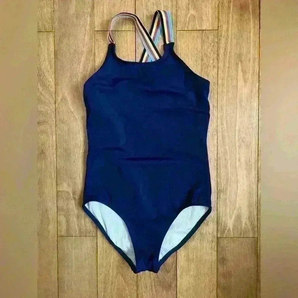 Kanu Surf Girls Maggie UPF 50 Sport Athletic One Piece Swimsuit SIZE 10 girls